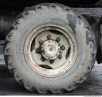 Photo Texture of Excavator Wheel